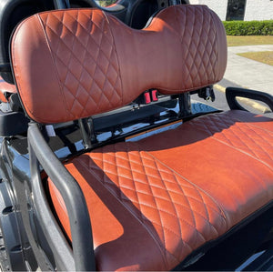 ICON / ADVANCED EV GEN 1 GOLF CART SEAT COVERS DIAMOND STITCHED – Custom  Quality Covers