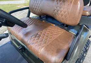 ICON / ADVANCED EV GEN 1 GOLF CART SEAT COVERS DIAMOND STITCHED