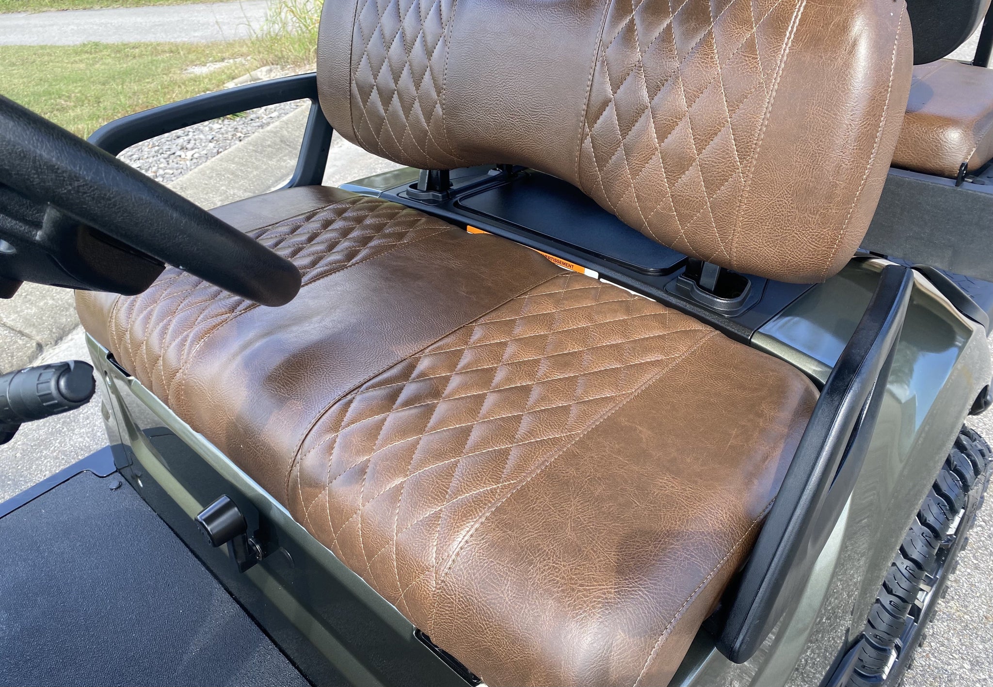CLUB CAR Precedent | Briar Diamond Stitched Golf Cart Seat Covers