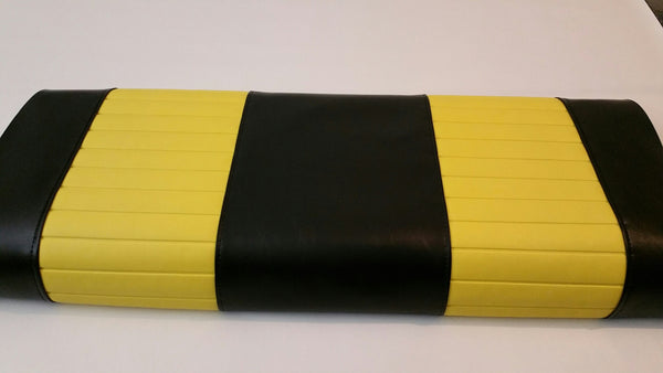 Black with Yellow Pleats