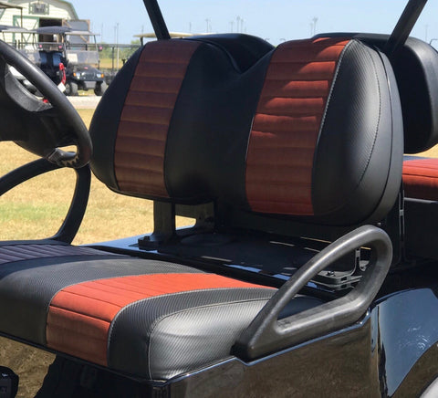 Carbon Black with Saddle Pleat Precedent
